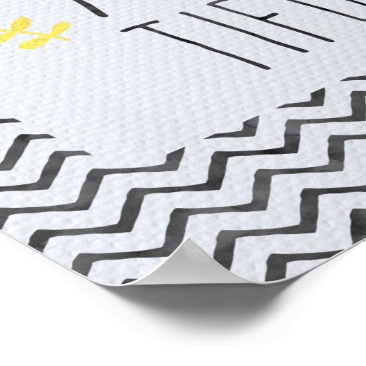 Wees je aardig poster (Hoek)