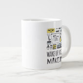 Wees je aardig | Wakker worden en make-up Grote Koffiekop (Voorkant rechts)