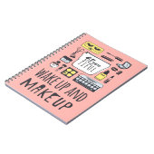 Wees je aardig | Wakker worden en make-up Notitieboek (Linkerzijde)