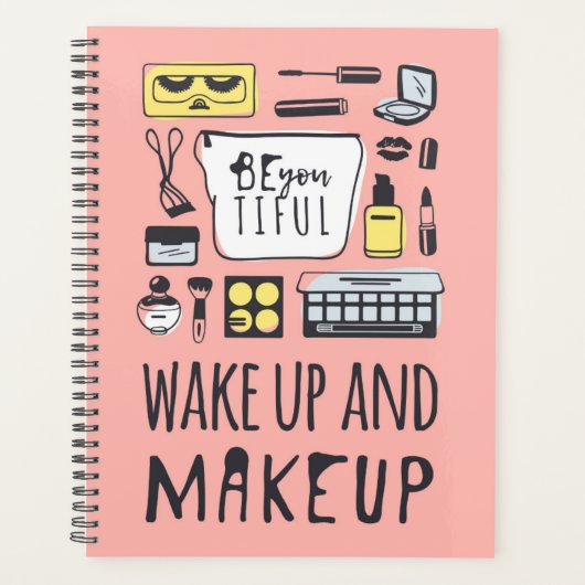Wees je aardig | Wakker worden en make-up Planner (Voorkant)