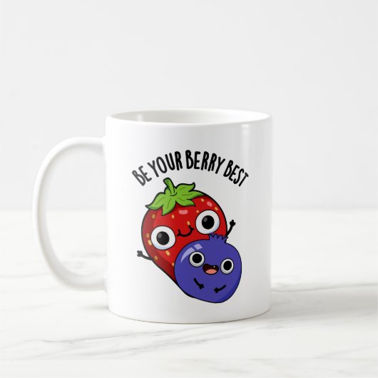 Wees je beste grappige fruitwoordje koffiemok (Links)