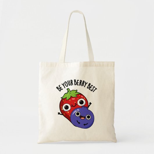 Wees je beste grappige fruitwoordje tote bag (Voorkant)