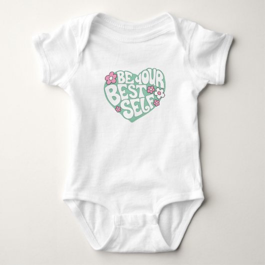 Wees je beste zelf Baby Bodypakje Romper (Voorkant)