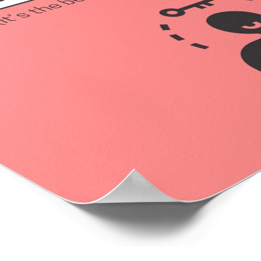 Wees je beste zelf-Poster Poster (Hoek)