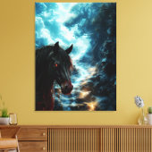 Wees je bewust van je omgeving canvas afdruk (Insitu (Woonkamer))