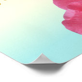 Wees je een zielig Roos goud Poster (Hoek)