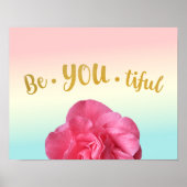 Wees je een zielig Roos goud Poster (Voorkant)