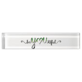 Wees je een zielige Aromantische Aro Pride-vlag di Naambordje (Voorkant)