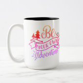 Wees je eigen Adventure Inspirerend Mok (Links)