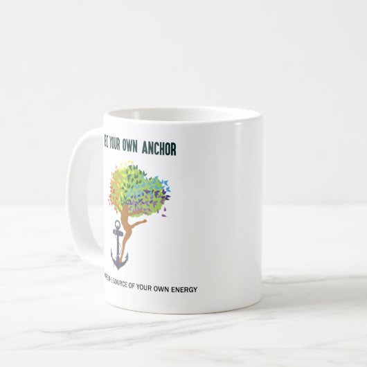 Wees je eigen Anker Mok (Voorkant links)