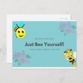 Wees je eigen bijen feestdagenkaart (Voorkant / Achterkant)