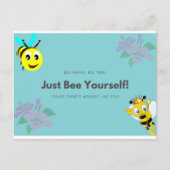 Wees je eigen bijen feestdagenkaart (Voorkant)