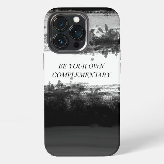 "WEES JE EIGEN COMPLEMENTAIR" iPhone HOESJE (Achterkant)