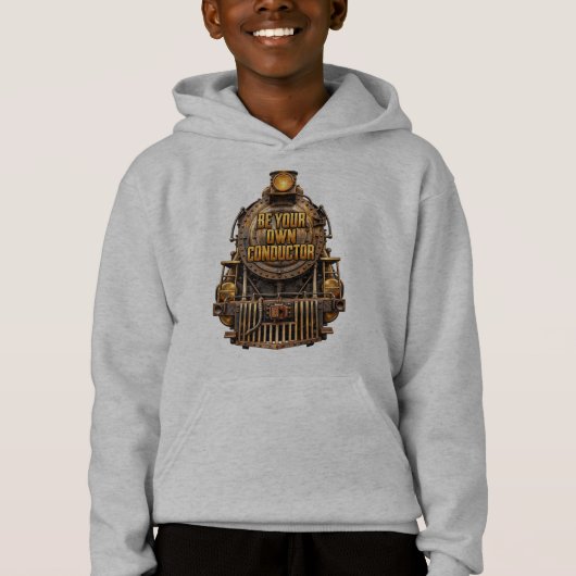 Wees je eigen dirigent Vintage trein grafisch (Voorkant)