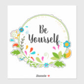 Wees je eigen Florence Monogram Sticker (Vel)