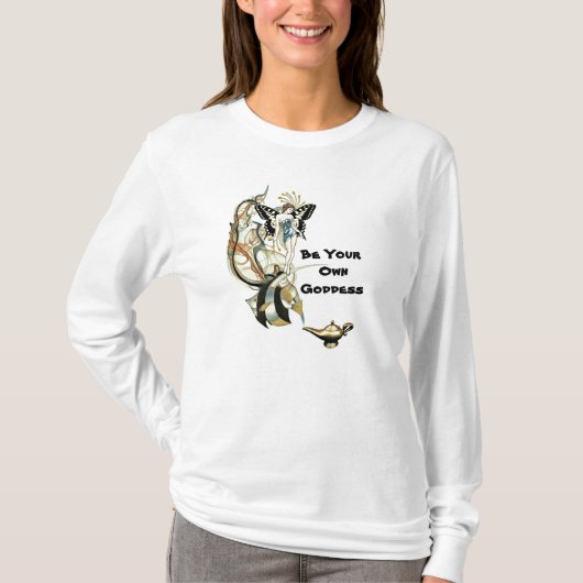 Wees je eigen godin t-shirt (Voorkant)