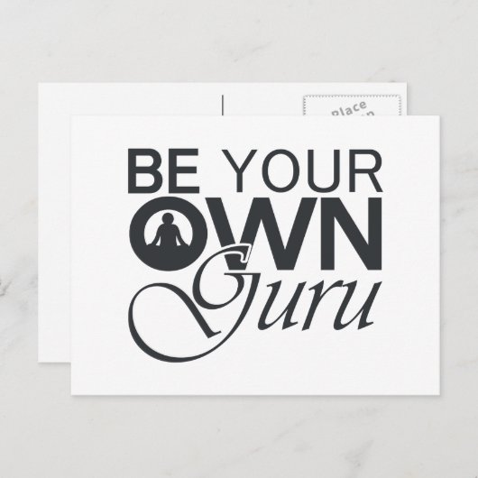 Wees je eigen Guru Briefkaart (Voorkant / Achterkant)