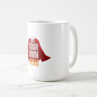 Wees je eigen held  koffiemok