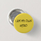 Wees je eigen Hero met deze Geweldige Button! Ronde Button 3,2 Cm (Voorkant /achterkant)