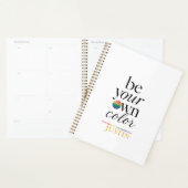 Wees Je Eigen Kleur Minimaal Typografie Statement Planner (Display)