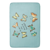 Wees je eigen mooie vlinders badmat (Voorkant Verticaal)