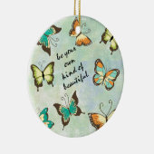 Wees je eigen mooie vlinders keramisch ornament (Rechts)