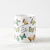 Wees je eigen mooie vlinders koffiemok (Center)