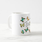 Wees Je Eigen Mooie Vlinders Koffiemok (Voorkant links)