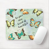 Wees je eigen mooie vlinders muismat (Met muis)