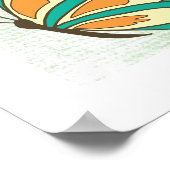 Wees je eigen mooie vlinders poster (Hoek)