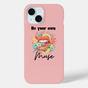 Wees je eigen muze, Self-Love Quote iPhone 15 Case