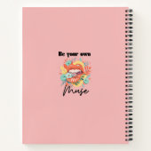 Wees je eigen muze, Self-Love Quote Notitieboek (Achterkant)