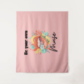 Wees je eigen muze, Self-Love Quote Wandkleed (Voorkant)
