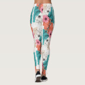 Wees je eigen ontwerp, trendy vrouwen ontwerp leggings (Achterkant)