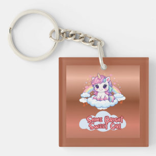Wees Je Eigen Regenboog Knuffel Eenhoorn Sleutelhanger