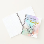 Wees je eigen soort mooi - Bloem notebook Notitieboek (Binnen)