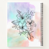 Wees je eigen soort mooi - Bloem notebook Notitieboek (Achterkant)
