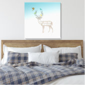 Wees je eigen soort mooi canvas afdruk (Insitu (Slaapkamer))