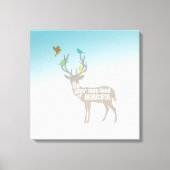 Wees je eigen soort mooi canvas afdruk (Voorkant)