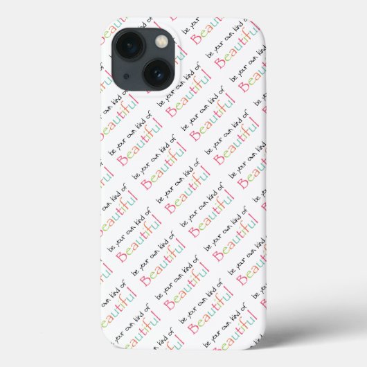 Wees je eigen soort mooi Case-Mate iPhone case (Achterkant)