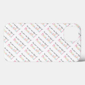 Wees je eigen soort mooi Case-Mate iPhone case (Achterkant (horizontaal))