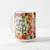 Wees je eigen soort mooi koffiemok (Voorkant links)