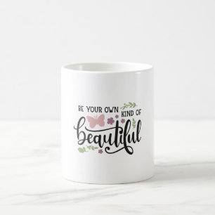 Wees je eigen soort mooi koffiemok