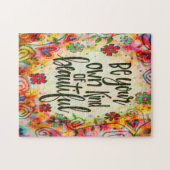 Wees je eigen soort mooi legpuzzel (Horizontaal)