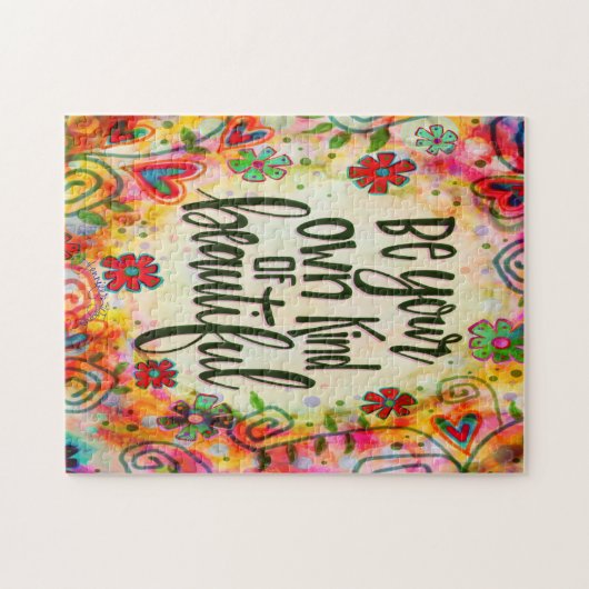 Wees je eigen soort mooi legpuzzel (Horizontaal)