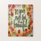 Wees je eigen soort mooi legpuzzel (Verticaal)