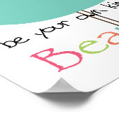 Wees je eigen soort mooi poster (Hoek)