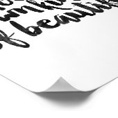 Wees je eigen soort mooi poster (Hoek)