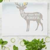 Wees je eigen soort mooi theedoek (Gevouwen)