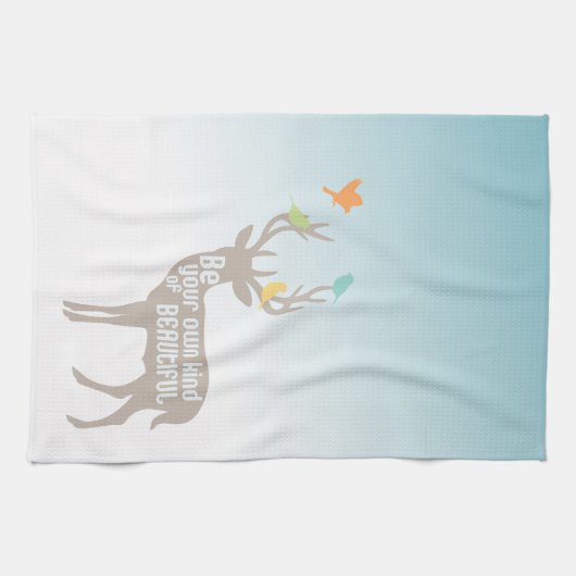 Wees je eigen soort mooi theedoek (Horizontaal)